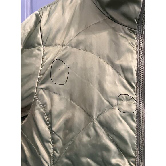 The North Face Aconcagua Puffer Jacket Women's Medium Olive 550 Down Fill - Picture 3 of 10